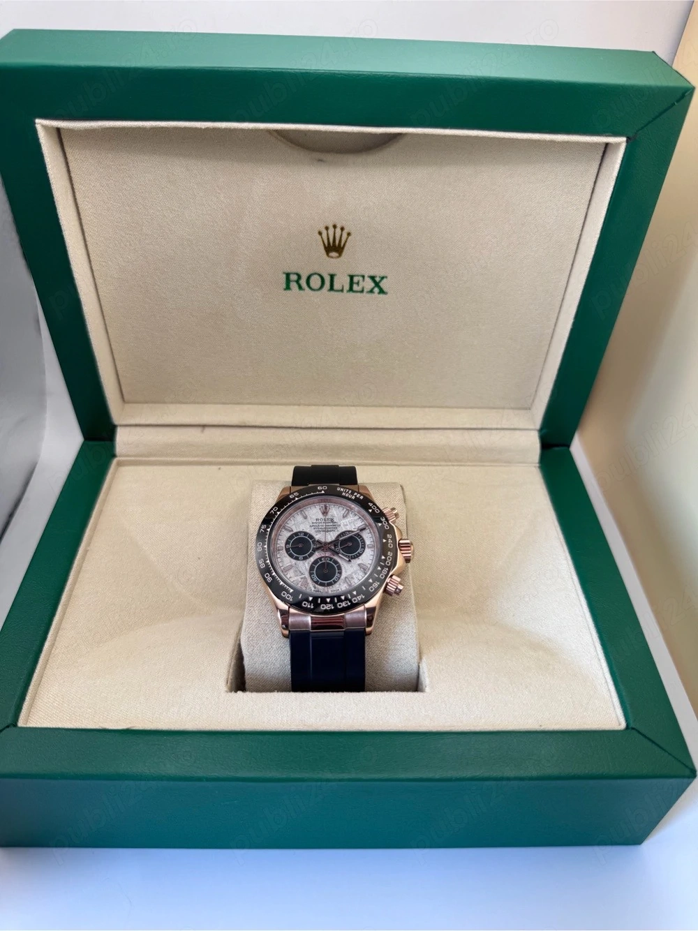 Ceas Rolex Cosmograph Daytona Meteorite Dial, Everose Gold, 40 mm, Nou