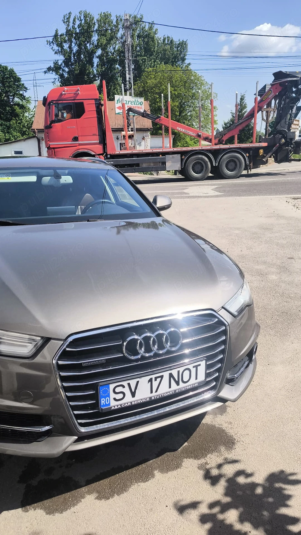 Vand Audi A6 sau schimb cu utilaje de constructie, vola, carosata sau altele