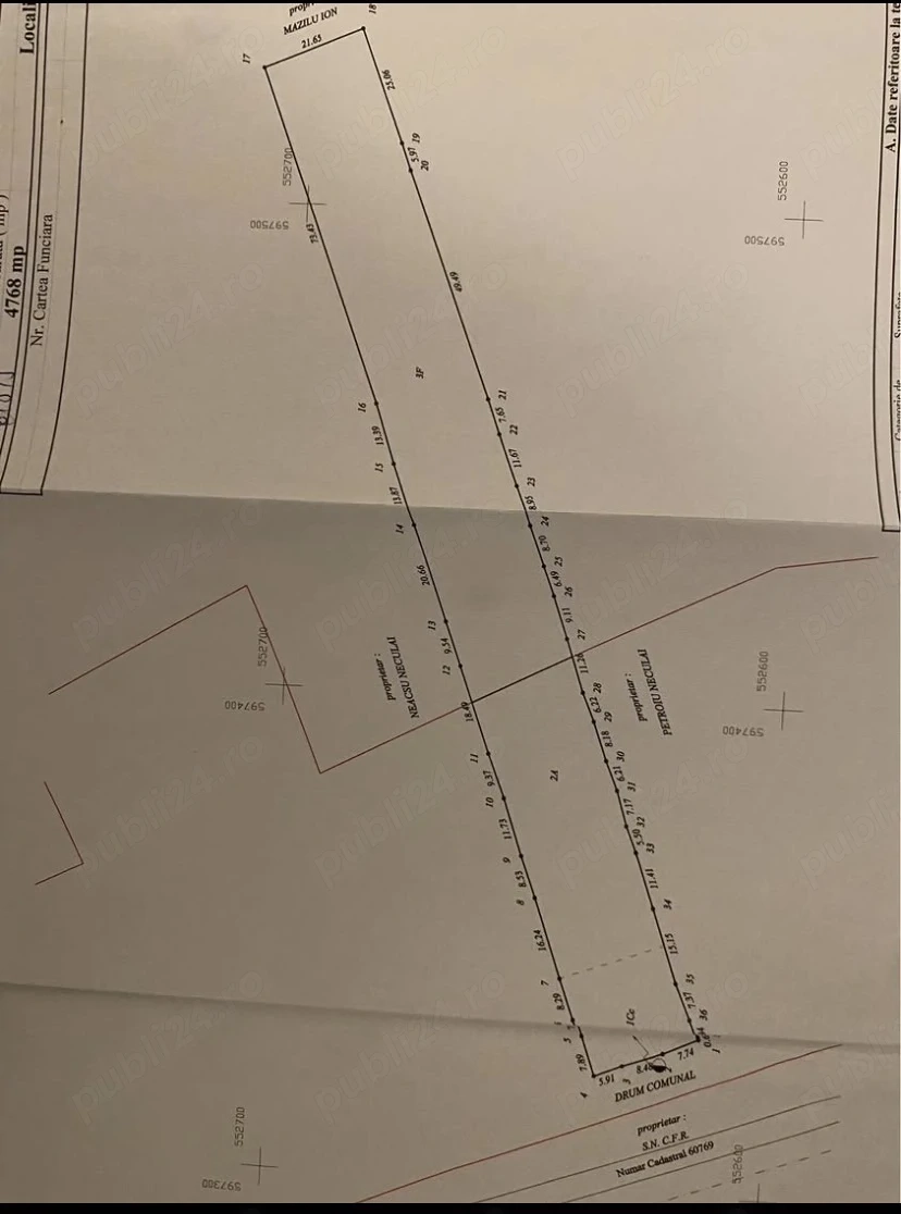 Teren intravilan extravilan in Agas BACAU str. Bolatau