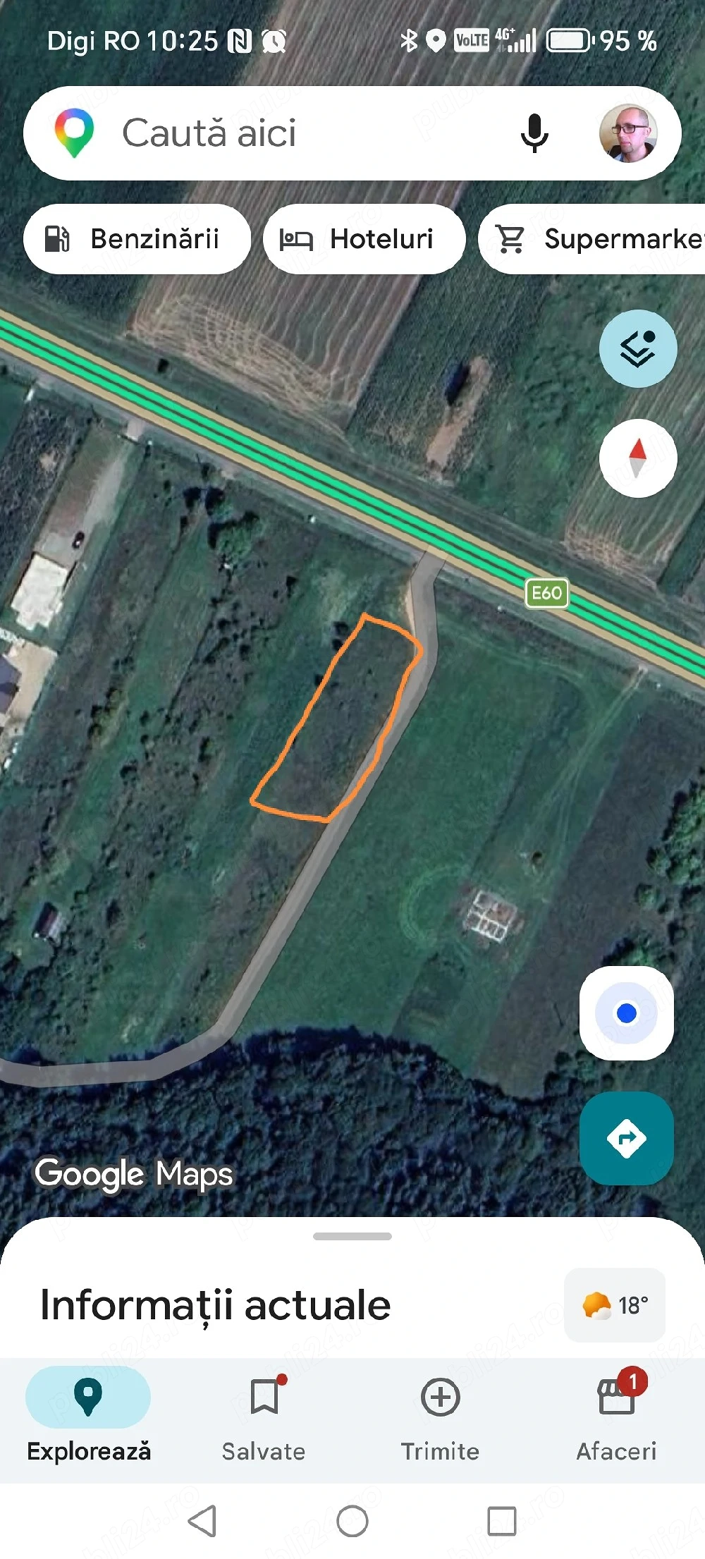 vand teren intravilan 1000m2
