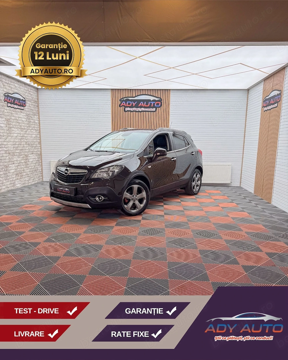 OPEL MOKKA 4X4 . 1,7 CDTI 131 Cp . RAR+ITP. Garantie 12 luni . Buy-Back . TEST DRIVE. Livrare 