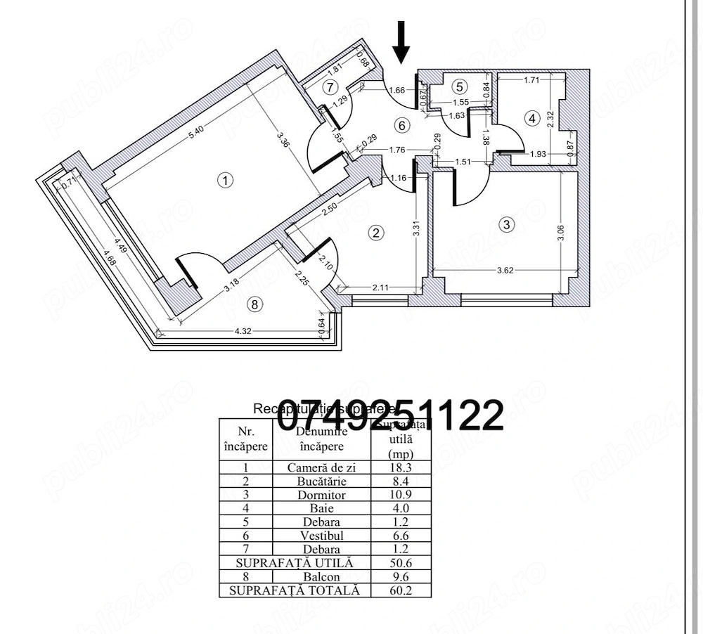 Apartament 2 camere Lacul Tei Parcul Circului