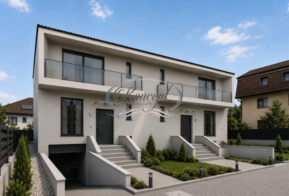 Duplex modern cu garaj in Floresti