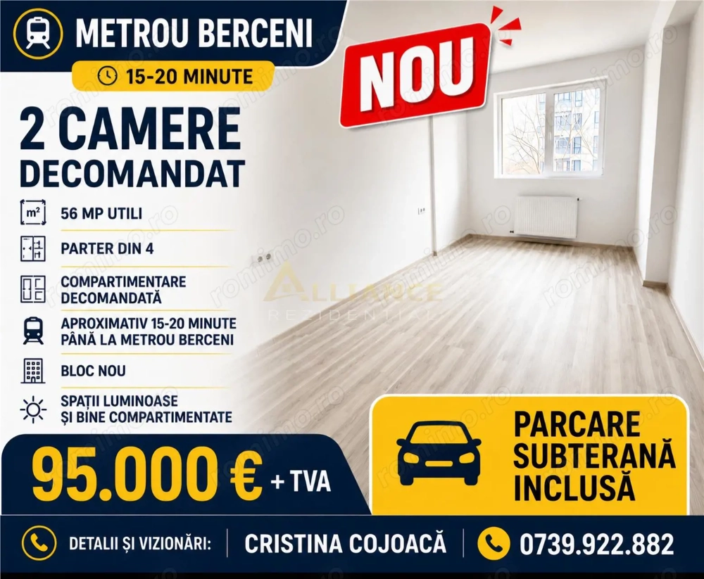 Apartament 2 camere Popesti Leordeni Metrou Berceni