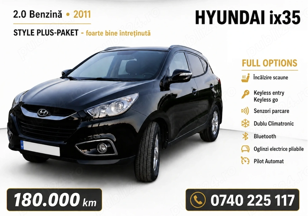 HYUNDAI iX 35 2,0 2WD Style Plus-Paket