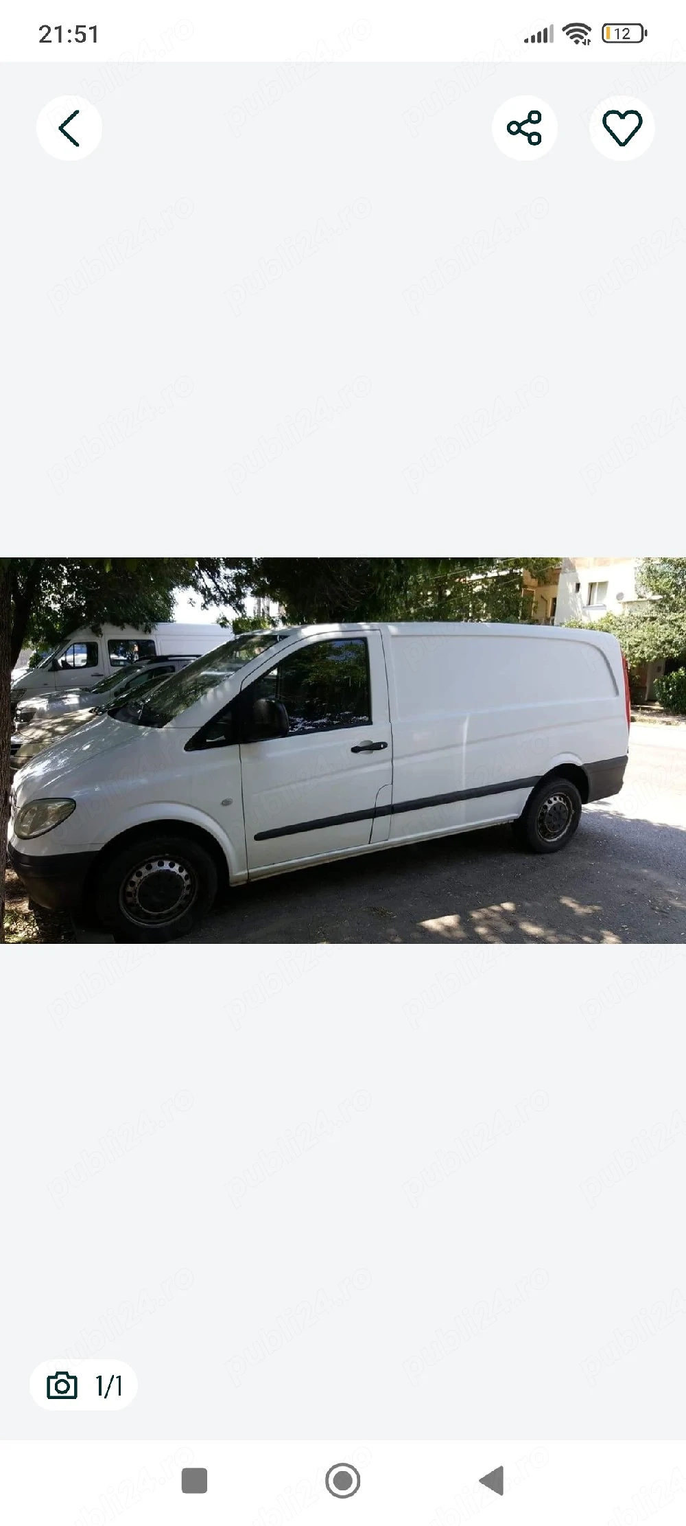 Vand Mercedes Vito sau schimb cu prelata 3,5 sau 7,5 T