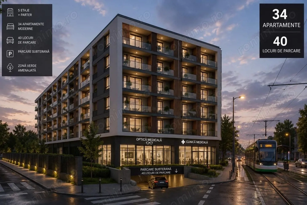 Teren SAD + 34 Apartamente - Liviu Rebreanu - 930.000 euro
