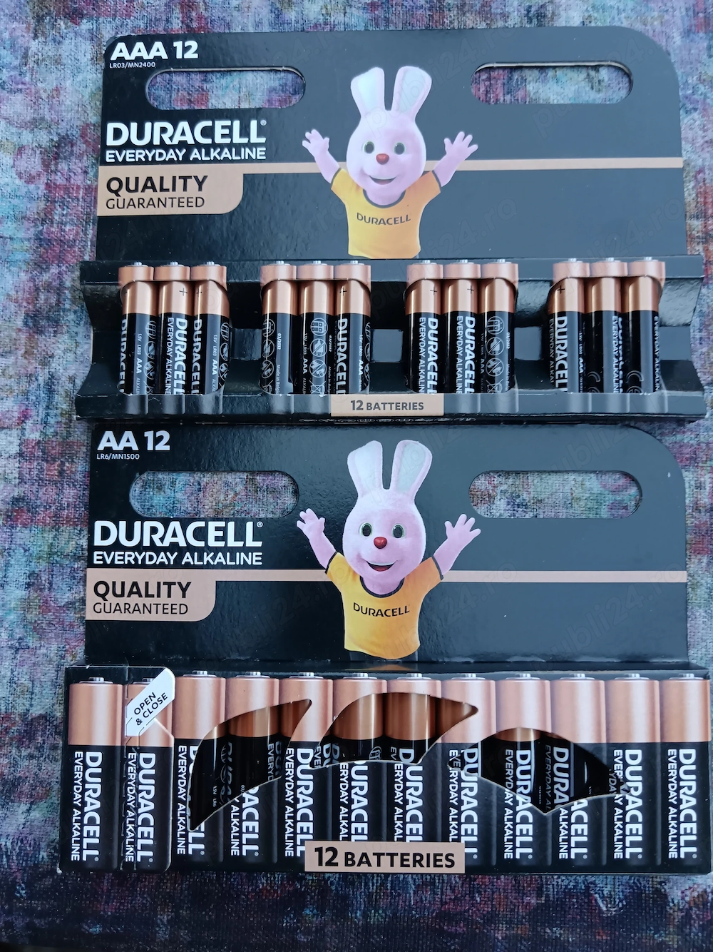 Bateri duracel modelAA SIAAA