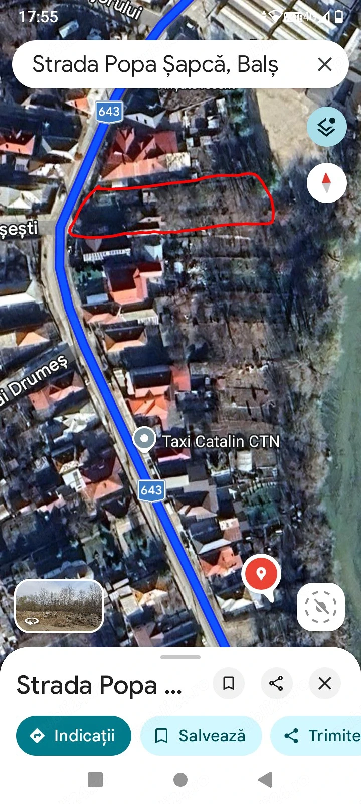 Vând imobil Str. Popa Șapcă, Balș.