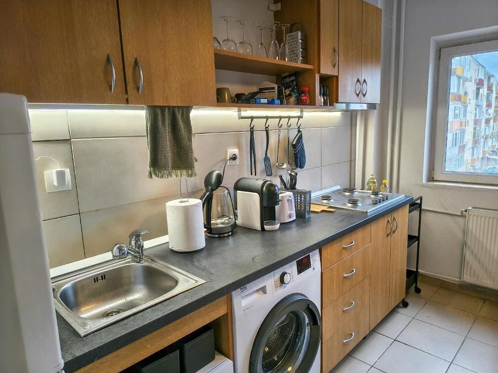 Apartament 2 camere Complex Studentesc V. Parvan  etaj 2 amenajat  integral mobilat utilat