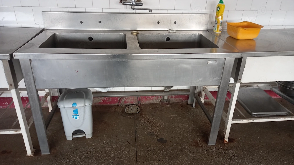 Vânzare Spălător inox cu 2 cuve