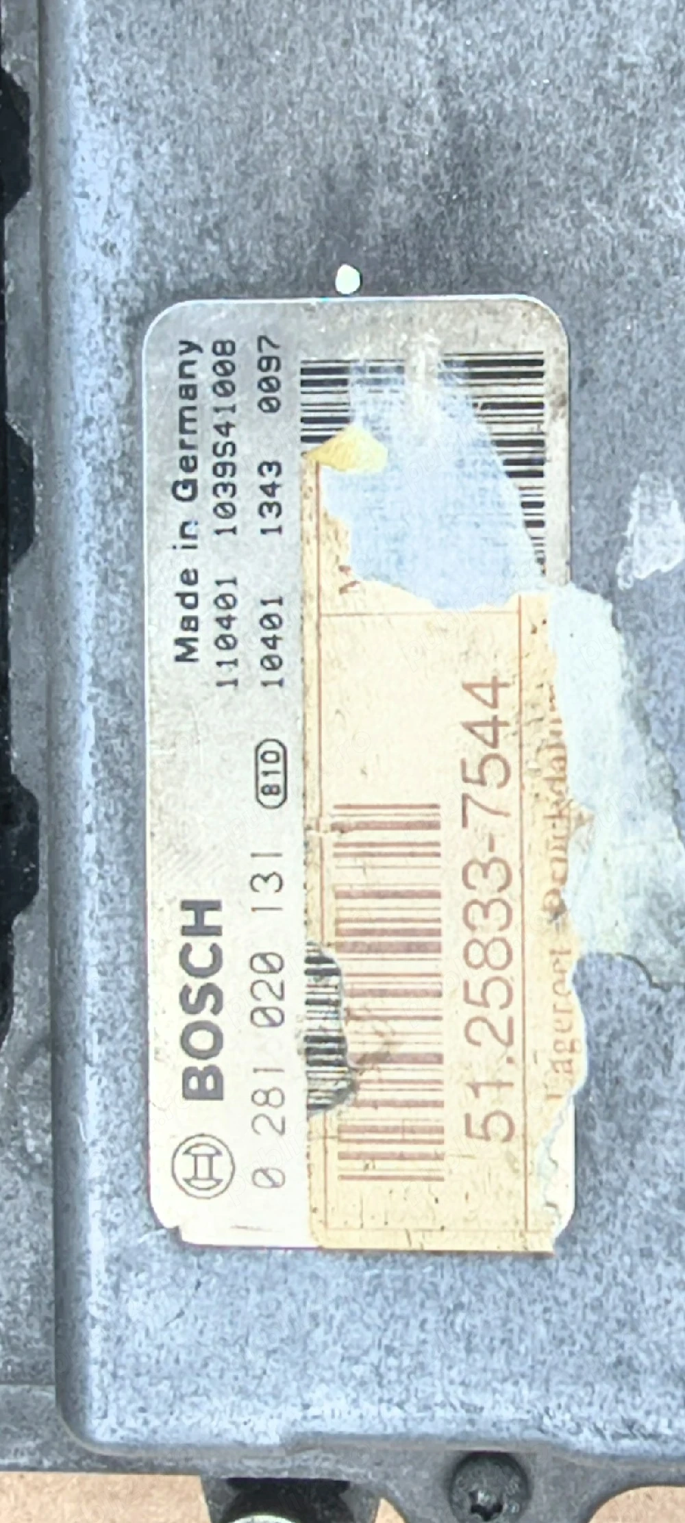 Calculator motor EDC MAN cod 51.25833.7544