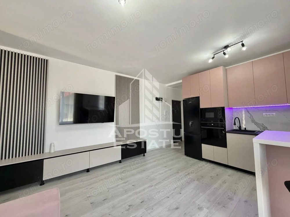 Apartament cu 2 camere de inchiriat, prima inchiriere, Giroc