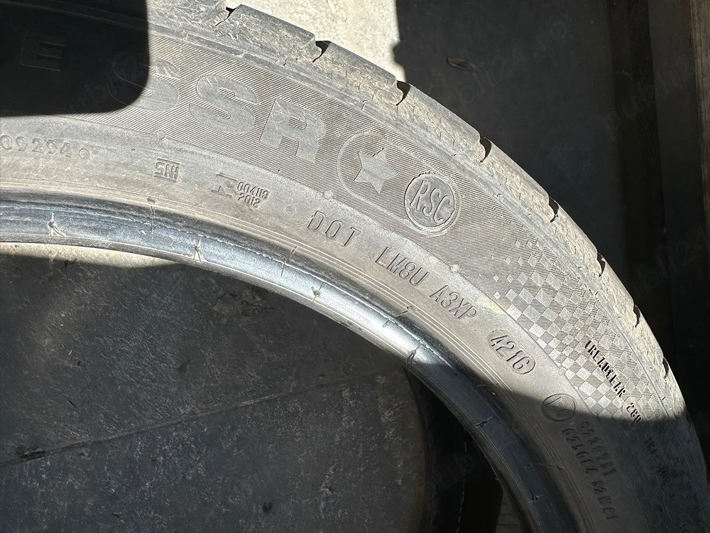Cauciucuri vara runflat 245/45/R18 Continental Contisport Contact 3e