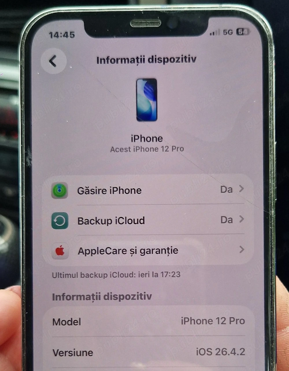 vand iPhone 12 pro 