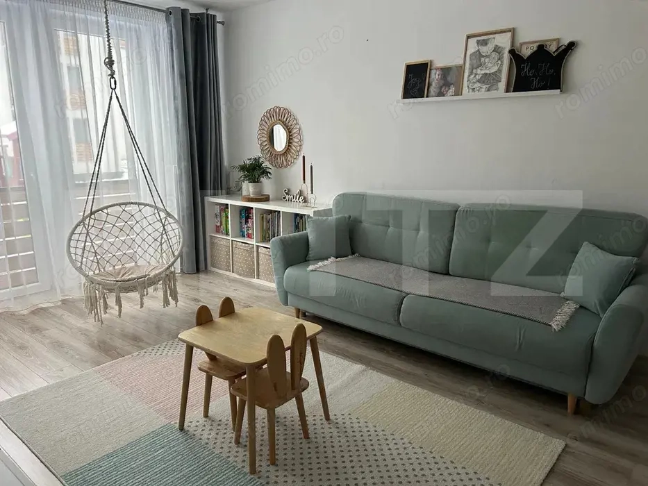 APARTAMENT CU 2 CAMERE, 56 MP, COMPLET MOBILAT SI UTILAT, AMA RESIDENCE
