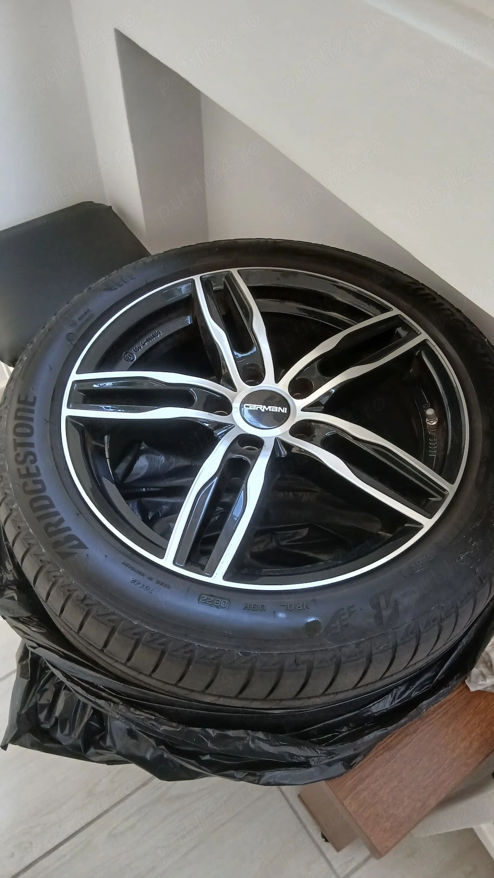 Roti complete 17" 5x108 (235/45 R17 94Y) pentru Volvo S60 D3 si alte modele (Jante 17" CARMANI 14)