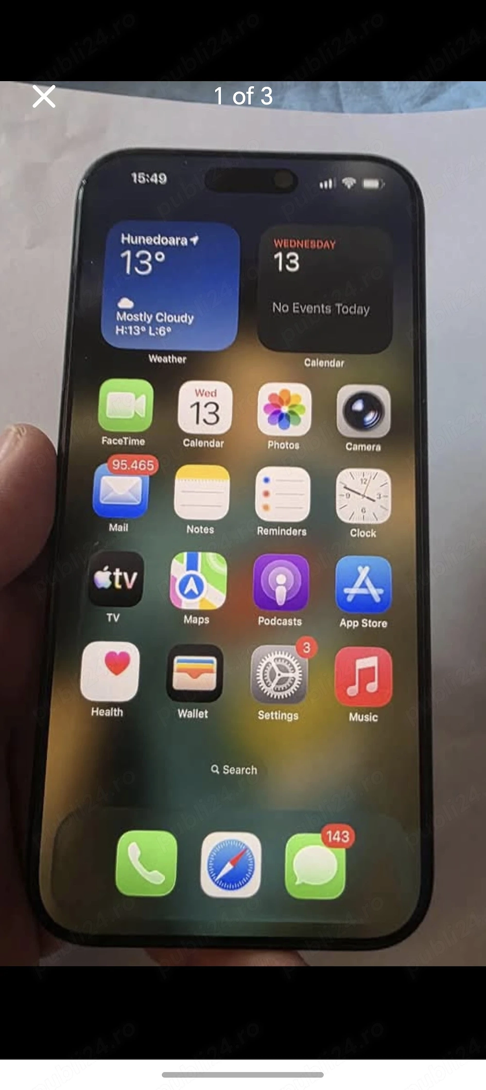 iPhone 16 Pro Max impecabil + Apple Watch Seria 9 