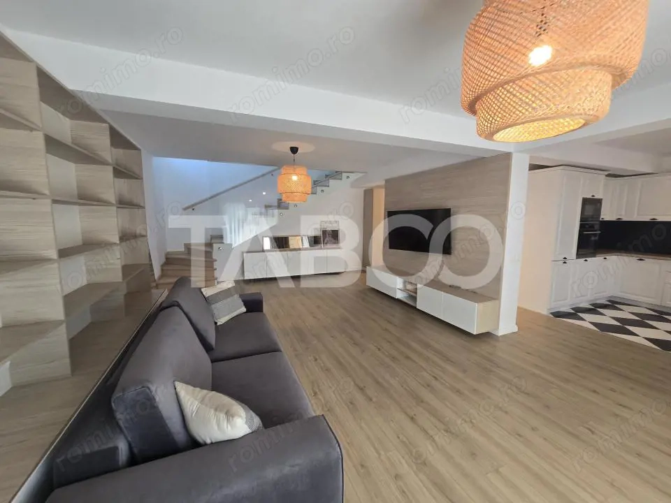 Casa de inchiriat 144 mpu 5 camere 2 bai 2 locuri parcare Selimbar
