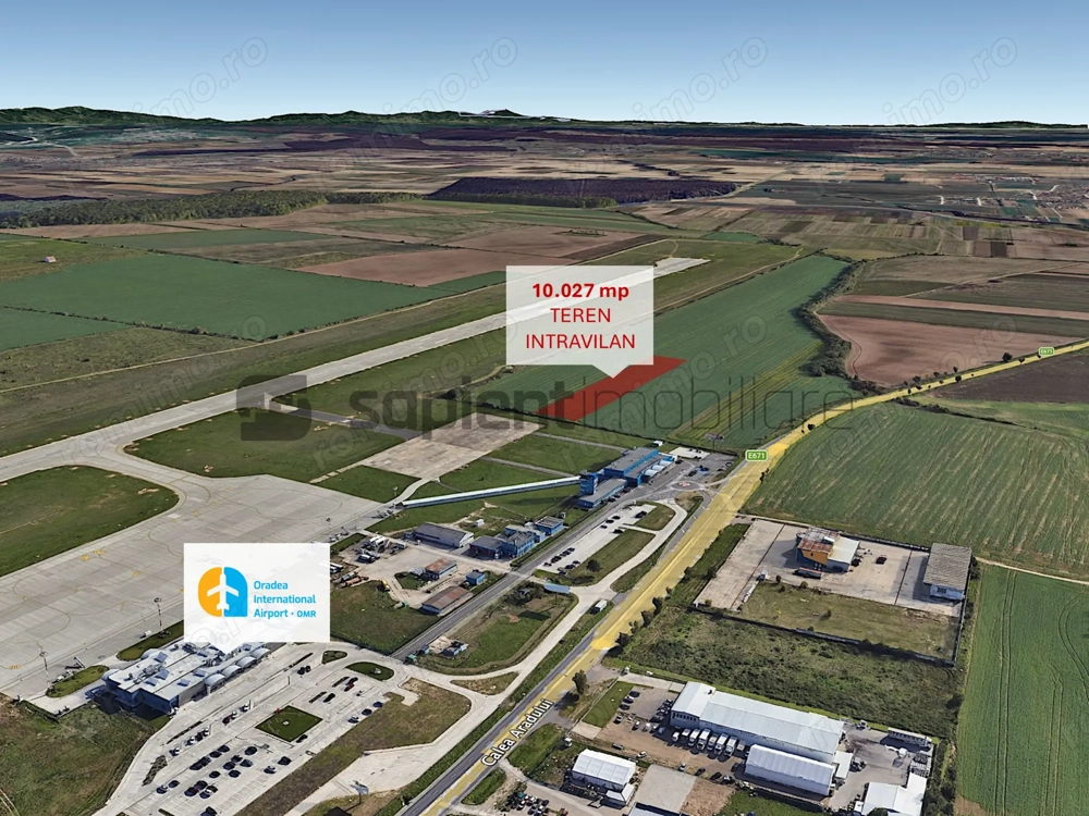 Teren intravilan – zona Aeroportului Internațional Oradea
