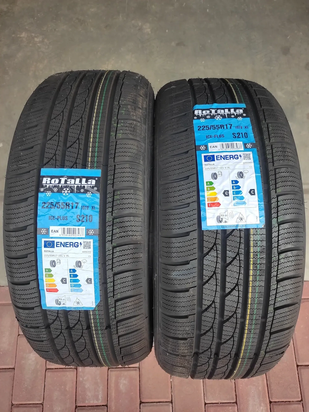2 anvelope noi 225/55/17 Rotalla M+S