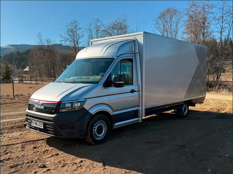 Truck MAN TGE 3.140 FWD Box Body   Bază IDEALĂ pentru conversie Campervan   Stealth Camper   Food