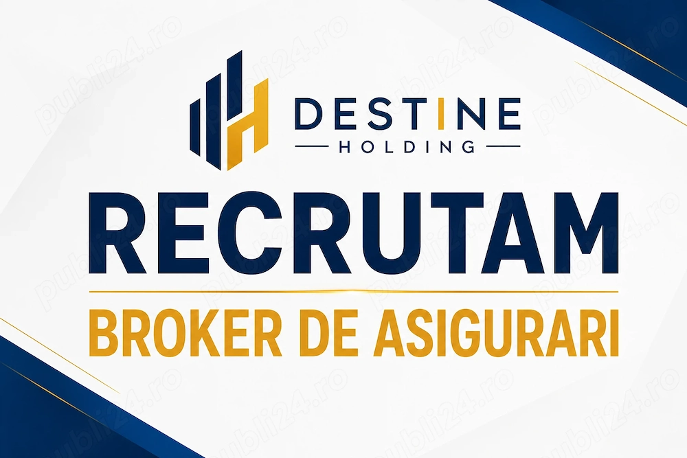 Broker Asigurări   Program Flexibil, Lucrezi de Oriunde(REMOTE)