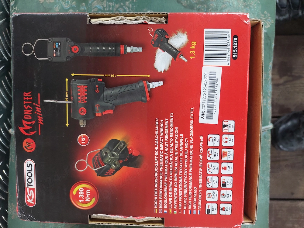 Vand  pistol pneumatic de impact Ks Tools