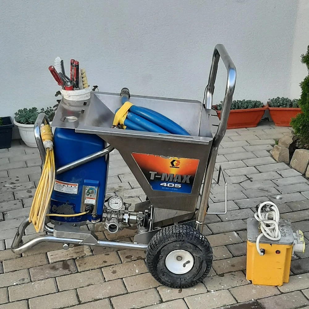 GRACO T-MAX 405 + Transformator 110V   Servisată complet, gata de lucru