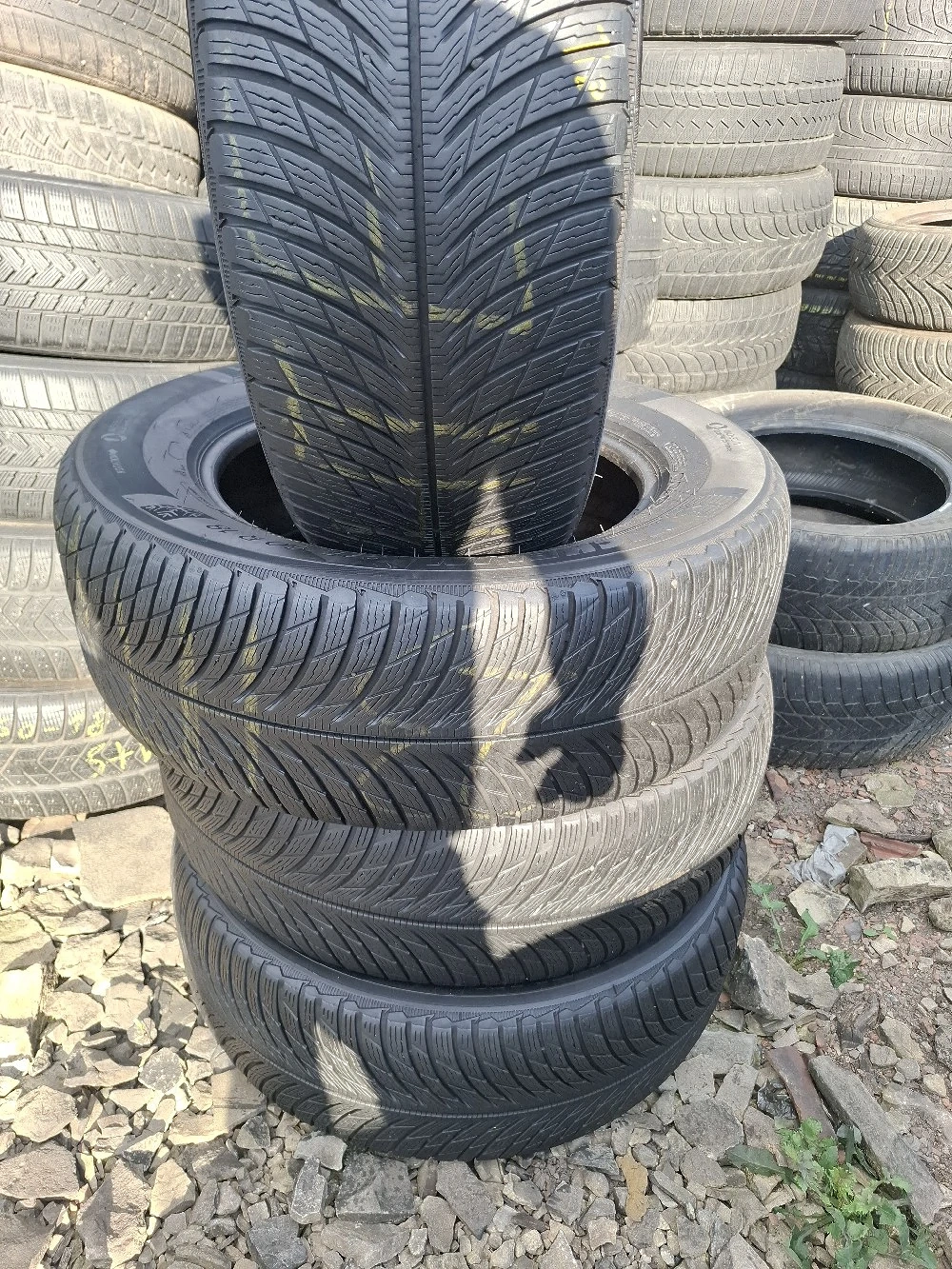 vand set 4 anveloope 265 60 18 michelin bune impecabile m+s dot 2024 