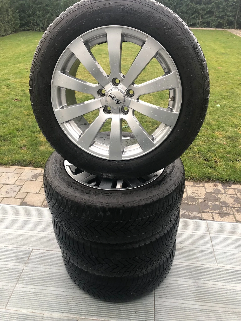Jante 5X112 ( Vw ,Audi) + Anvelope iarna 225/55/R17