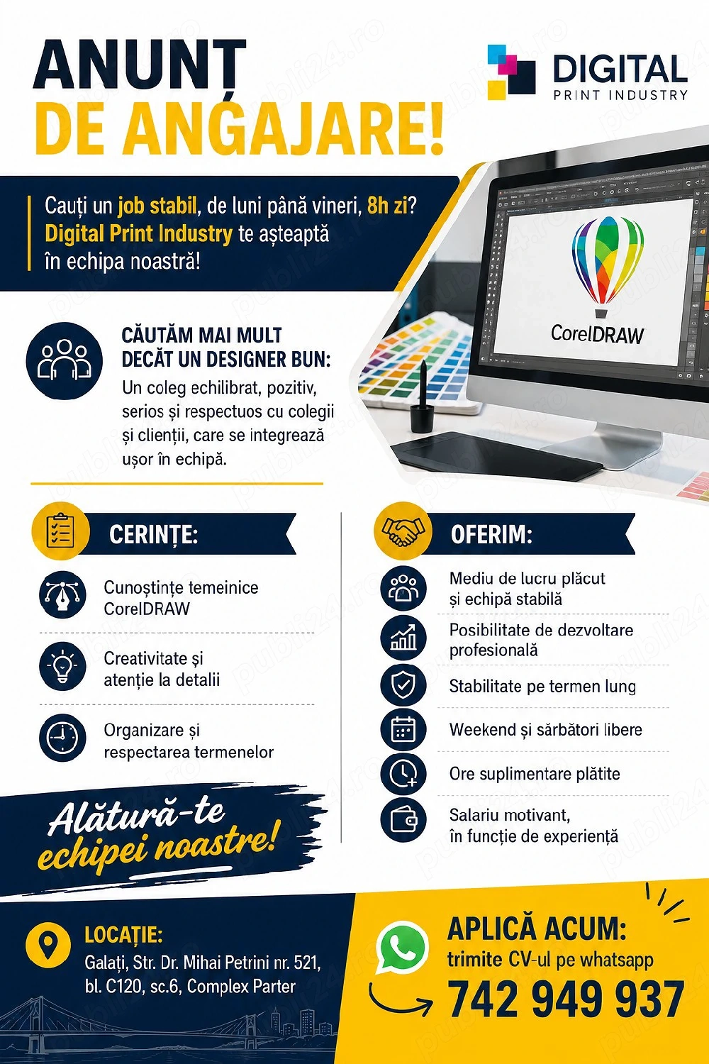 Operator grafic CorelDraw       