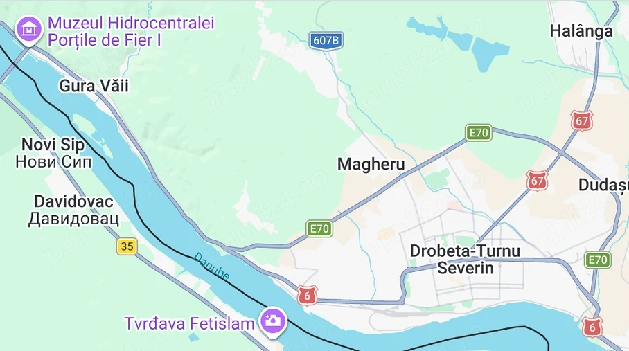 Vand teren in sat Magheru zona centrala, langa Drobeta-Turnu Severin