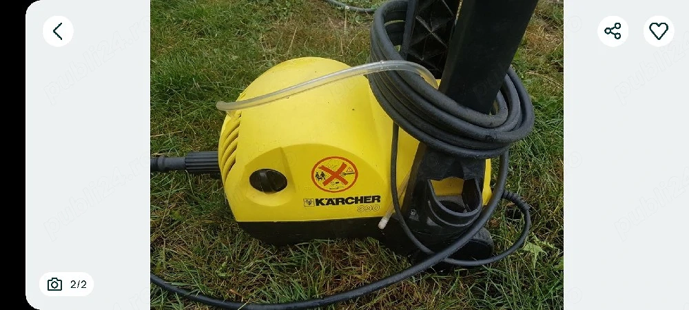 Pompa de spalat cu presiune Karcher, motor puternic
