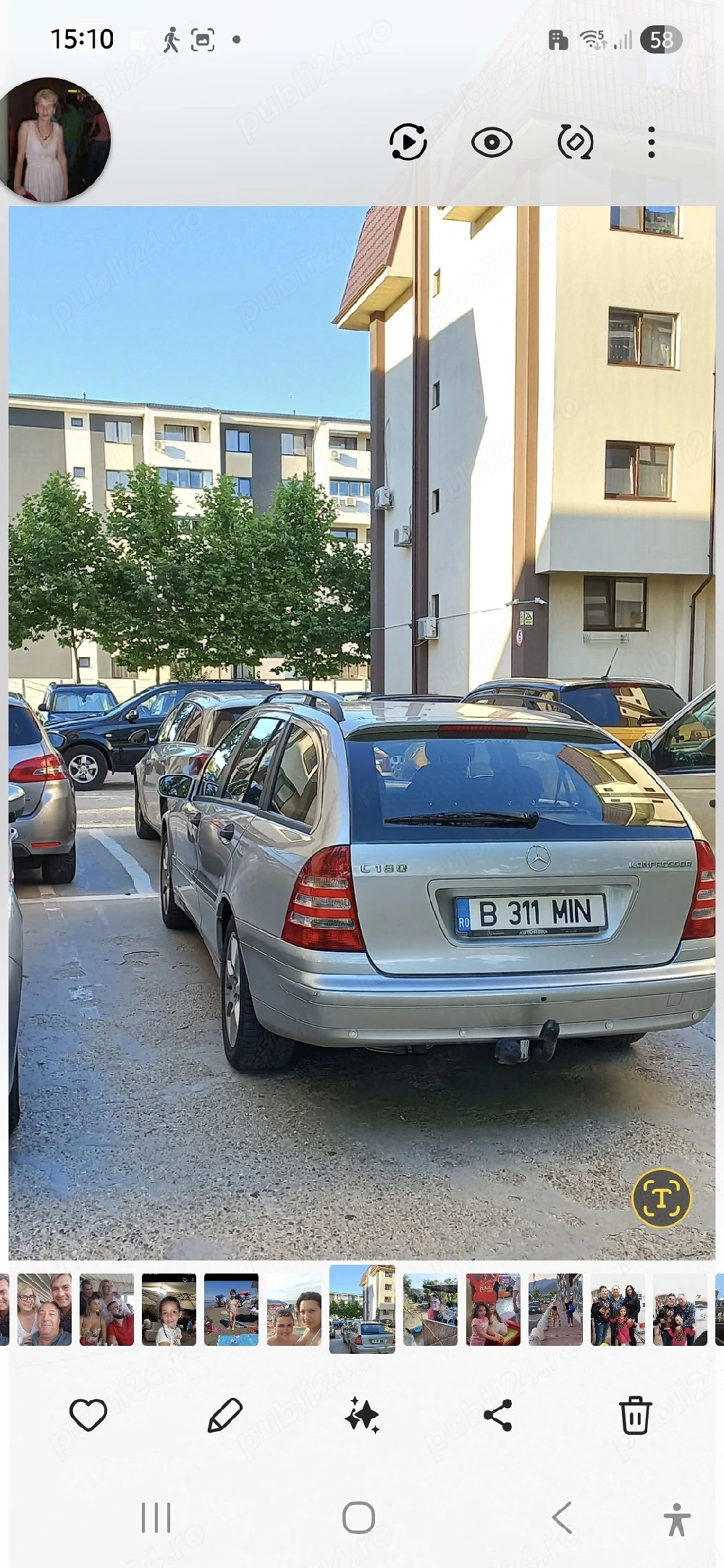 Vând auto Mercedes-Benz c180 Kompressor 