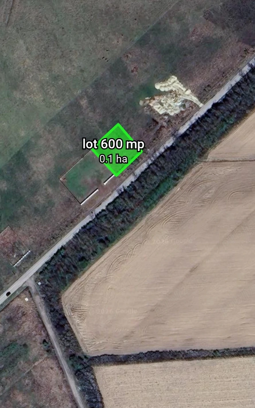 Vand parcela teren   plat de casa   lot teren  600 mp
