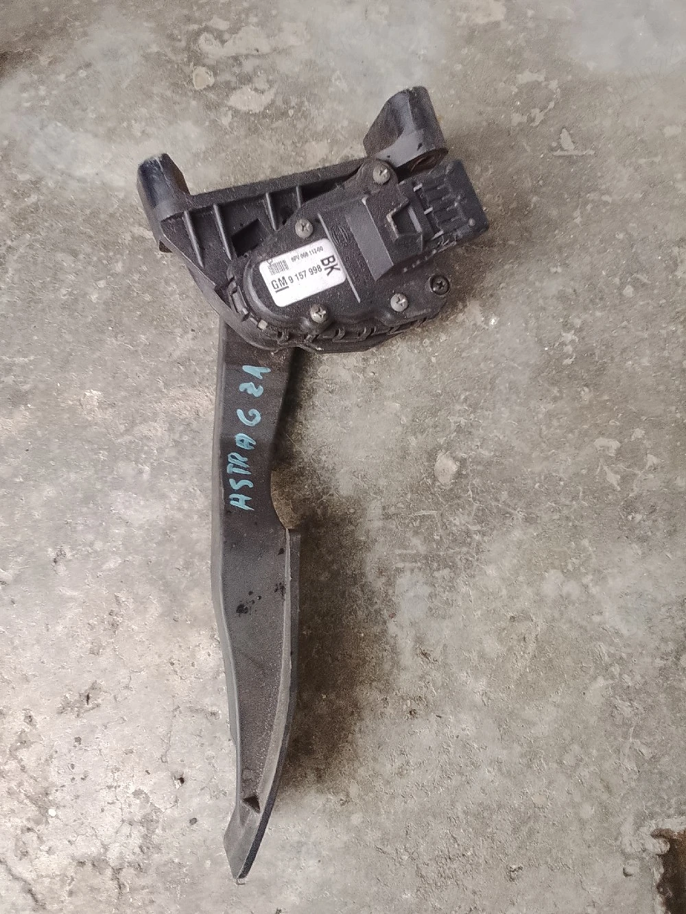 vind pedala acceleratie opel astra g