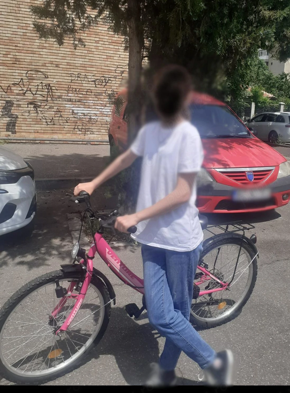 Bicicleta fete roz