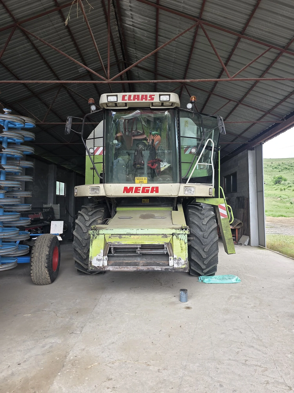Combina Claas 204 + heder grau c450