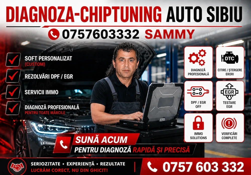 Diagnoza-Chiptuning auto Sibiu Sammyr  