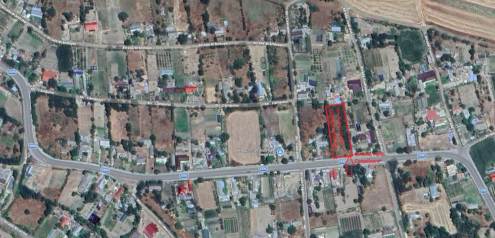 Teren intravilan 1608 mp, Bestepe Tulcea