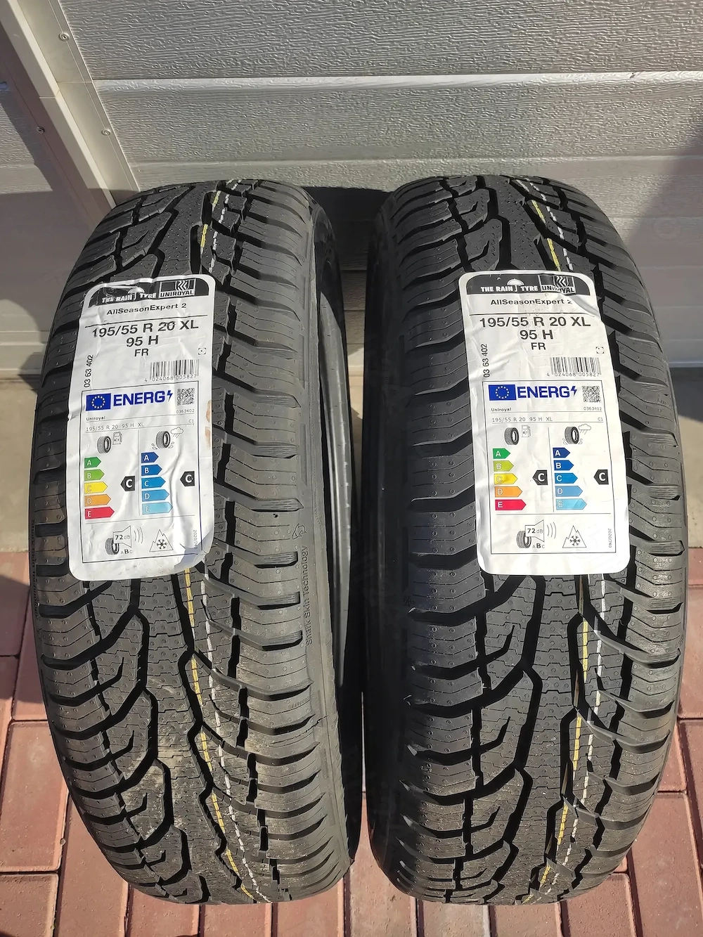 2 anvelope noi 195/55/20 uniroyal M+S 