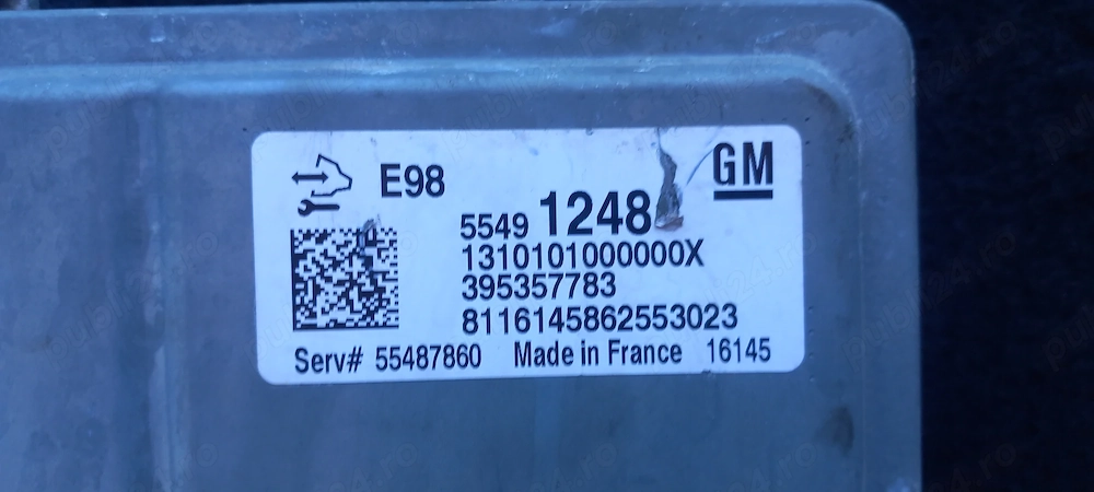 Ecu Zafira C 1.6 D B16DTH  55491248