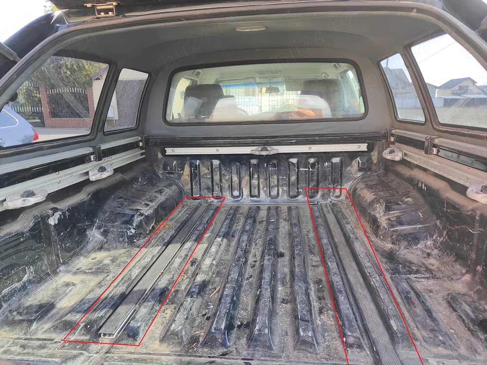 Sistem ancorare, bare/ sine pentru bena Nissan Navara