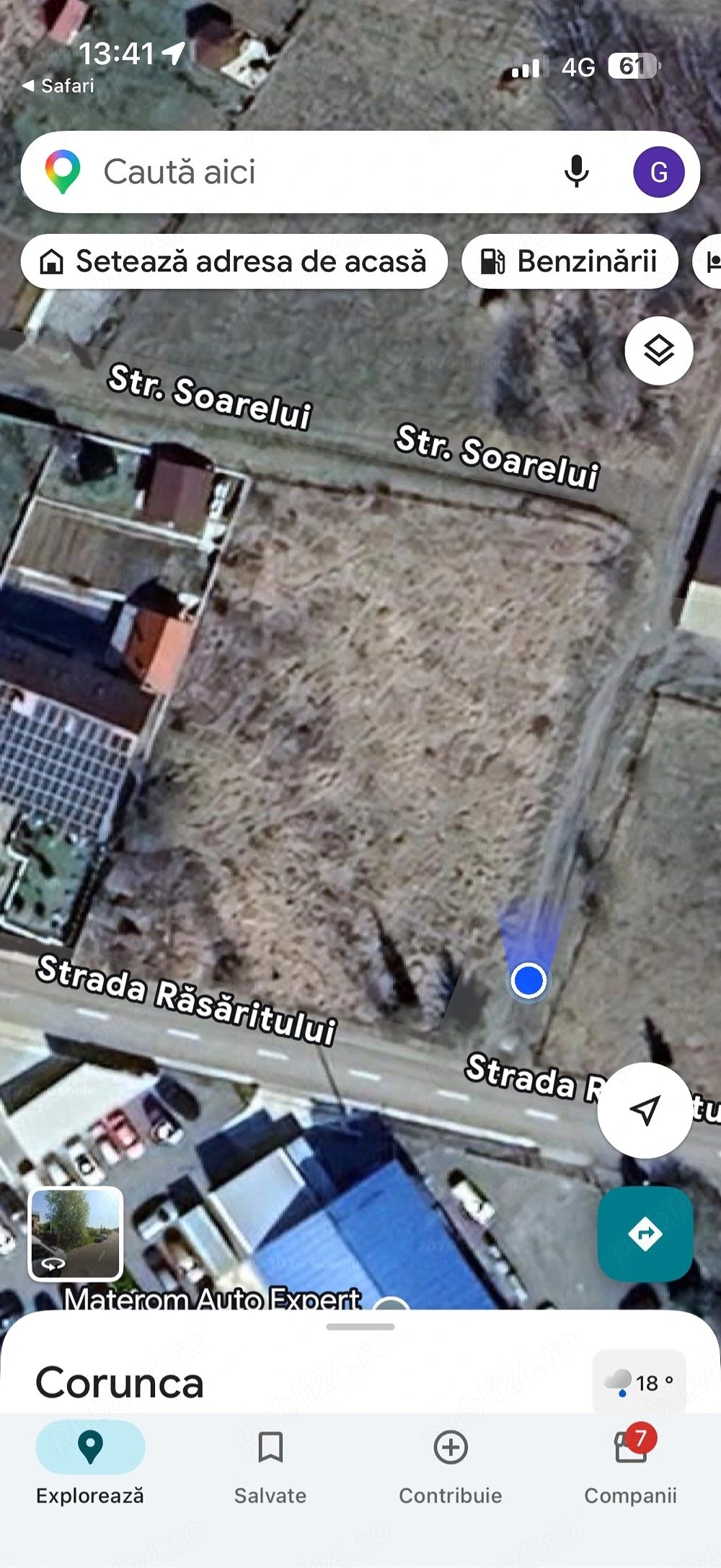 DE VANZARE-Teren intravilan in Corunca