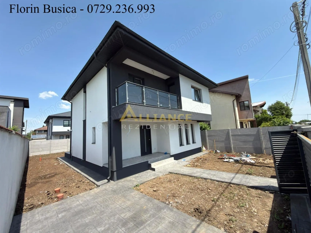 Casa individuala ~ P+1E+POD ~ 5 camere - 2 bai ~ 309 teren