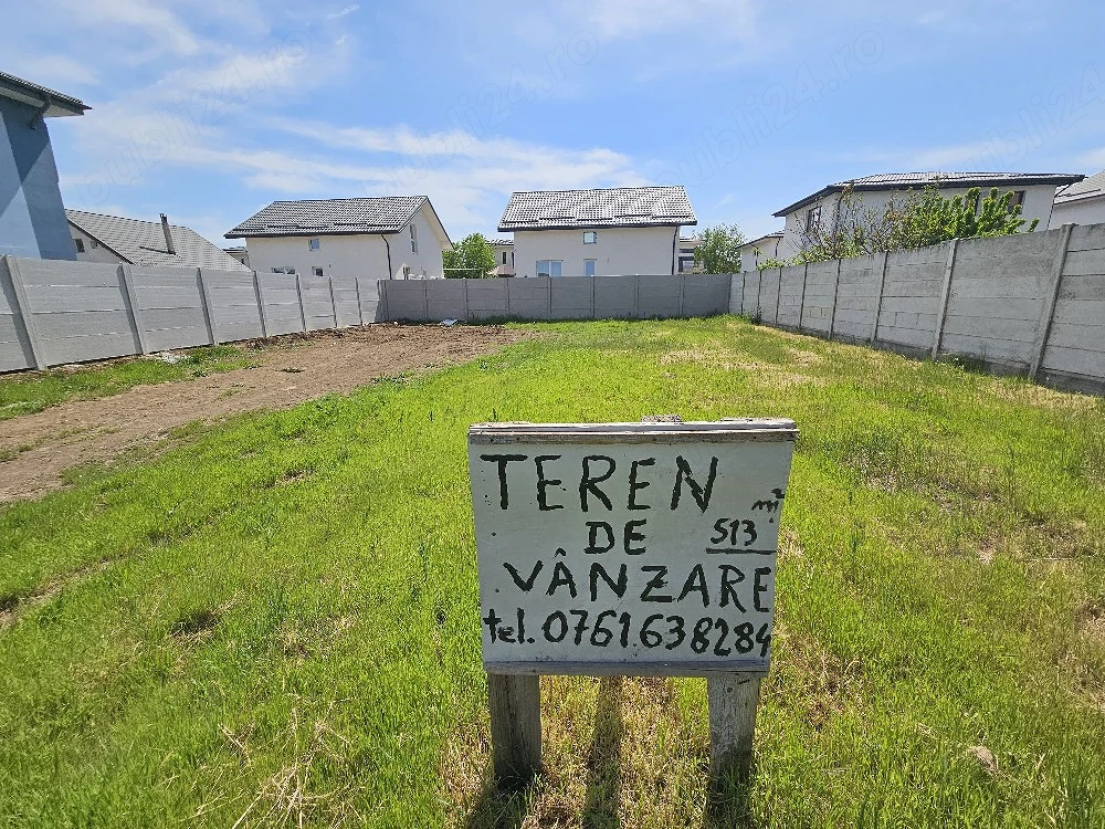 OFERTA! Teren intravilan cu utilitati, 513 mp, aproape de centru