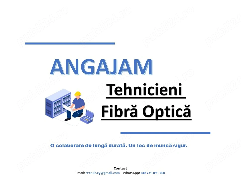 Munca in strainatate - FIBRA OPTICA