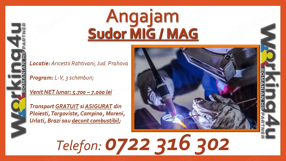 Sudor MIG   MAG cu CO2 in fabrica