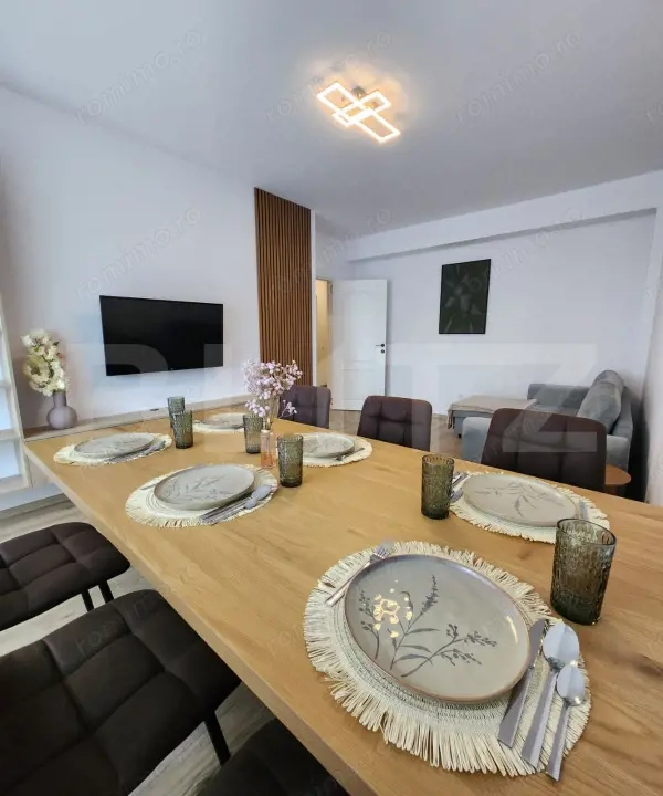 Apartament NOU, 2 camere, dressing, 55 mp, parcare, zona Terra